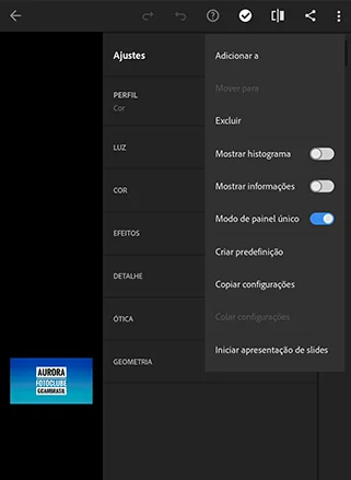 como aplicar XML na Gcam